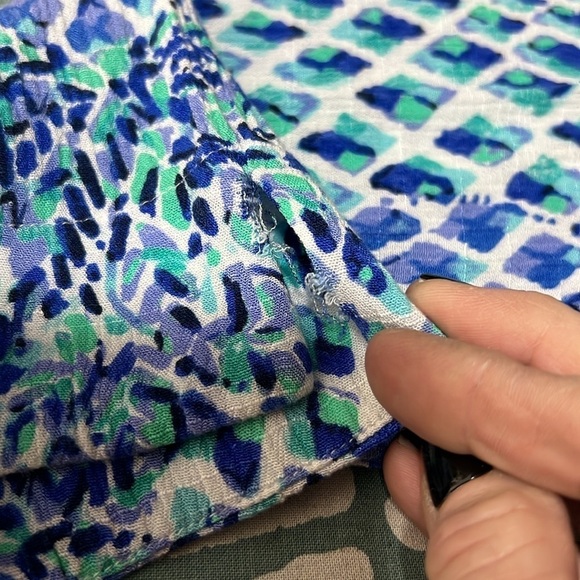 Lilly Pulitzer Beaded Tunic Top in Amelia Island Size L - Picture 11 of 11